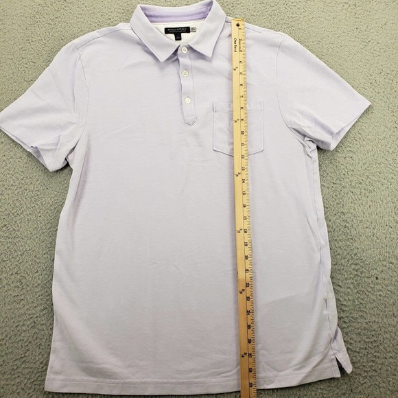 Banana Republic Shirt Mens Large Purple Short Sleeve Casual Preppy Classiccore - Picture 13 of 13